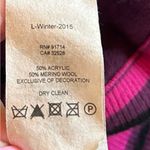 Armani Exchange Burgundy Pink V Neck Sweater Size Large Photo 5