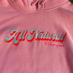 Champion  X KNC Beauty Pink Rhinestone Sweat Set All Natural Hoodie - Sz M 🧡🎀 Photo 5