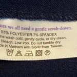 MM.LaFleur  Emily Dress WonderTex Square Neck Short Sleeve Pockets Galaxy Blue 8 Photo 4