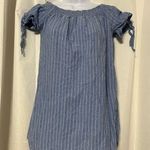 Hers And Mine Women’s Blue Blouse Size Small NWOT Photo 0