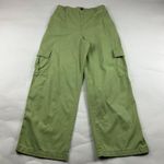 Wild Fable Spring Green Lightweight Canvas Wide Leg Cargo Pant M Photo 0