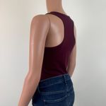 Zenana Seamless Racerback Bodysuit - Burgundy Photo 6