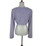 Shane Justin Women XL Cardigan Purple Ribbed Knit Trendy Layered Photo 3