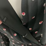 Alexis  Leila Pleated Rio Print Black Mini Wrap Dress Size Medium Photo 7