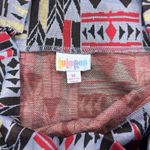 LuLaRoe  Cassie Skirt Medium Knee Length Unlined Pull On Multicolor Geometric Photo 2