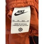 Nike  Women's Orange Nylon Drawstring Waist Wide Leg Track Pants Size XS Photo 5