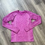 Lululemon  Magenta Crew Neck womens long sleeve top Rest Less Pullover Photo 2