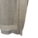 Lucky Brand LUCKY BRAND Linen Blend W/Chiffon Shimmery Tan Crochet Trim Top EUC Size Large Photo 5