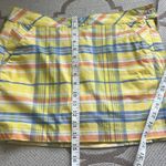 Columbia Titanium Skort Tennis Golf OmniShield Pocket Multicolor Plaid, Size 8 Photo 3