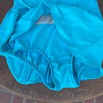 Free People Vintage 90s seawaves teal one piece swim dress sz m Photo 4