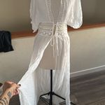 Mahina  White Sheer Dress duster Photo 6