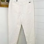 Kancan Irelia Ultra High Rise Mom Jeans White NWT Size Large Photo 9