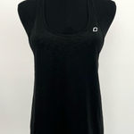 Lorna Jane Black Mesh Racerback Tank Top in Size XS Photo 0