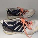 Adidas  AdiZero Tempo 9 White Navy Sneakers Athletic Shoes Women's Size 9 Photo 2