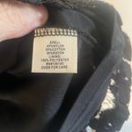 Ultra Pink black long sleeve mock neck lace blouse size L Photo 5