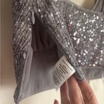 Windsor Silver Sequin Jumpsuit Size XS Photo 11
