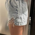 SO Ripped Denim Mom Shorts Photo 2