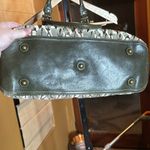 Brighton RARE Beautiful Lockheart By  Green Leather Beaded Tote Bag Photo 9