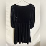 Modcloth Black Velvet Dress Photo 3