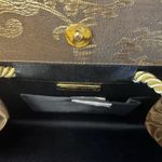 Vintage Victor Costa Made in Hong Kong Gold Jacquard Embellished Shoulder Bag Brown Photo 5