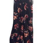 Band of Gypsies New NWT  Dark Floral Jumpsuit Jumper XS Sweetheart bust Wide Leg Photo 0