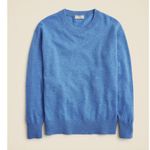 J.Crew NEW Cashmere Relaxed Crewneck Sweater Oversized Heather Twilight XXS Photo 3