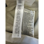 ZARA Faux Leather Legging Pants High Rise Cream White Skinny Zip Hem Sz Small Photo 7