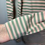 Matilda Jane Women's Striped Tunic Top Shirt Pink Sage Round Neck Stretch Medium Photo 4