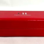 Carolina Herrera  Glasses Case Red Leather Hard Shell w/Black Velvet Lining Photo 6