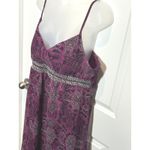 APT 9 Women's Purple Paisley Print Camisole Dress Size XL X Photo 7