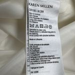 Karen Millen  Colorblock Minimalist Sheath Dress Black White Cap Sleeve Size 8 Photo 6