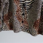 Analogy Reversible Animal Print Jacket Brown Size 2X Photo 3