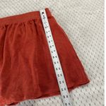 Charlie Holiday  Textured Mini Skirt Women's‎ 6 Orange Rust Elastic Waist NWT Photo 6