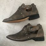 Corso Como  Buckle Studded Ankle Booties Gray Silver Shimmer Photo 4