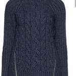 See By Chloe  Dark Blue Cable Knit Sweater Photo 1