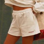 Peppermayo Ivory Sweat Shorts Photo 0
