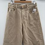 SLVRLAKE NWT Grace Jeans Pale Khaki Women’s Size 29 High Rise Wide Leg‎ Tan Photo 1