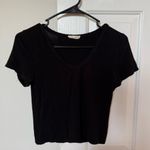 Olivia Rae black cropped tee Photo 0