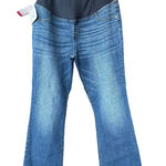 NWT‎ Isabel Maternity Blue Crossover Panel Jeans Sz 14 Photo 0