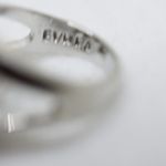 New EvBea Biker Goth Skull Jaw Stainless Size 9 1/2 Evil Beauty Ring Silver Photo 1