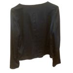 Gap double breasted long sleeve blazer black white houndstooth button closure M Photo 1