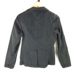 Gap  Gray Pin Stripe Long Sleeve Blazer Womens Size 2 Career Work Wear Photo 4