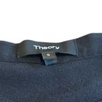 Theory  Black Button-Down Shirt Dress w/ Belt Crew Neck Pockets Size Small Womens Photo 11