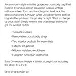 SWORD & PLOUGH Grey Wool Crossbody Bag Photo 7