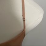 Lulus  Dress Maxi Its Fate Satin Sleeveless Halter Party Cocktail Nude Neutral Photo 3