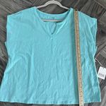 a.n.a New Approach Women's Plus Size 0X Malibu V Neck T-Shirt Photo 3