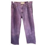 Levi's A5 Vintage 550 Jeans Purple Acid Wash Relaxed Fit 32x28 – 90s Y2K Grunge Photo 1