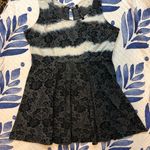 Jessica Simpson Black and Gray Floral Dress 2X Photo 0