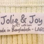 Women’s Jolie and Joy pink blue yellow tie dye cropped tank top Size L Photo 4