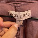 Knox Rose Open Front Drapey Cardigan Utility Jacket in Burgundy Size XXL NWT Photo 7